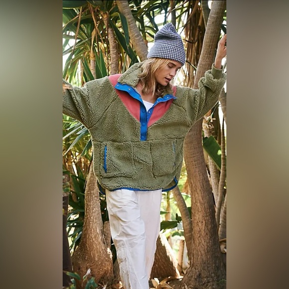 NWT FP Movement Fall To Rise Fleece Quarter Snap - Picture 2 of 4